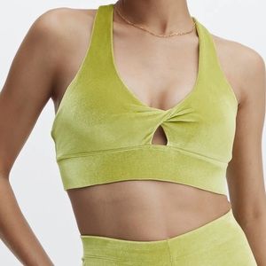 Velour Sports Bra